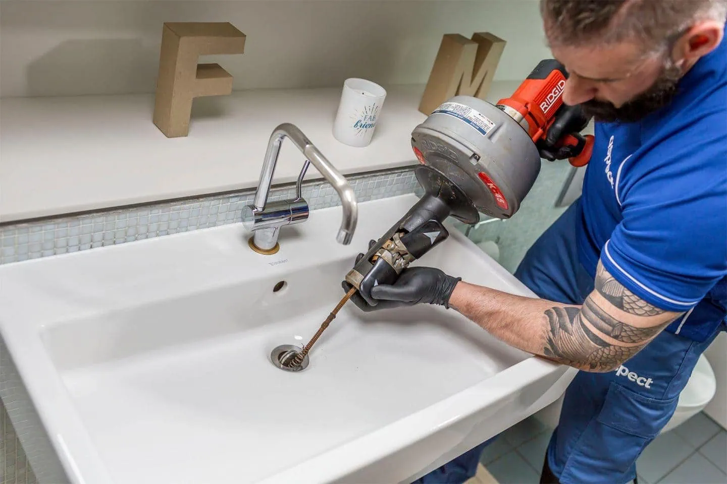 unblocking sinks