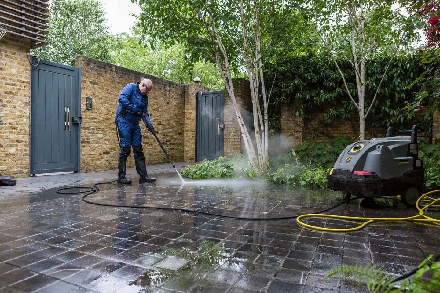 Gardening pressure washing