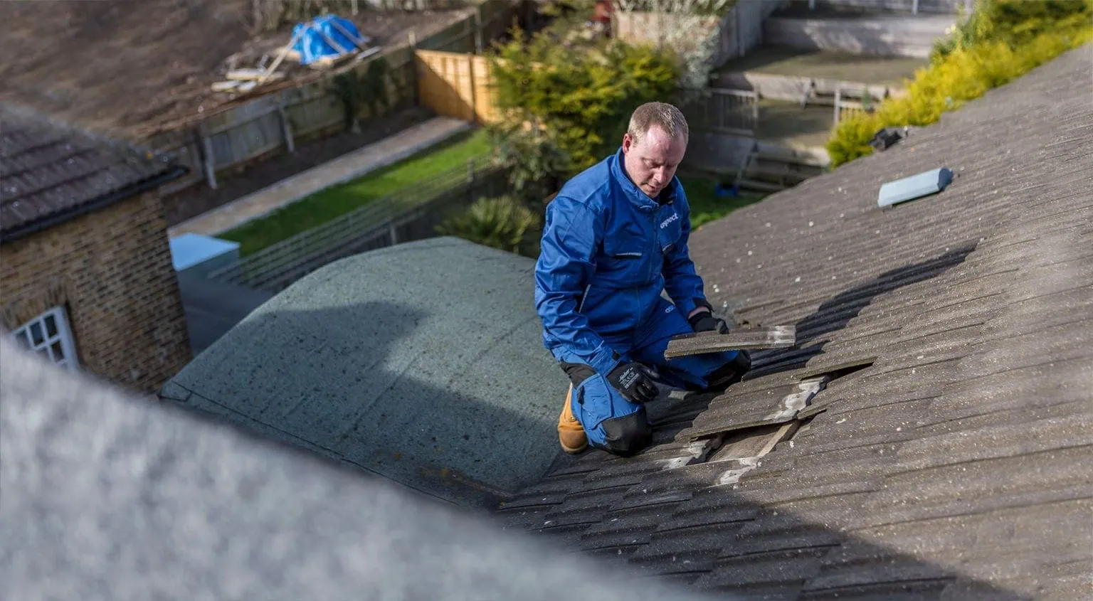 Tile roof repairs